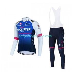 Conjunto Maillot + Culotte largo con tirantes Quick-Step Alpha Vinyl Team 2022 N001